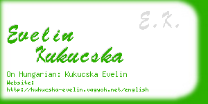 evelin kukucska business card